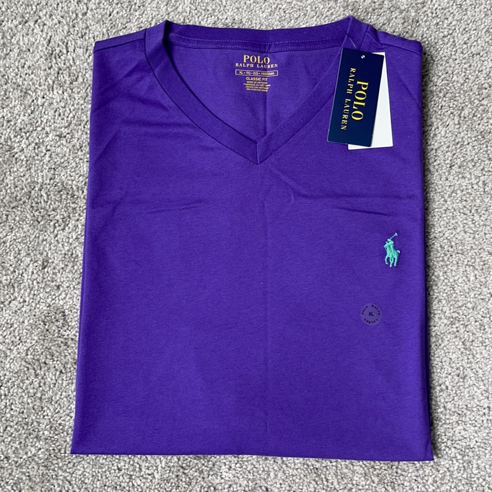 Authentic Polo Ralph Lauren Classic V-Neck Tee